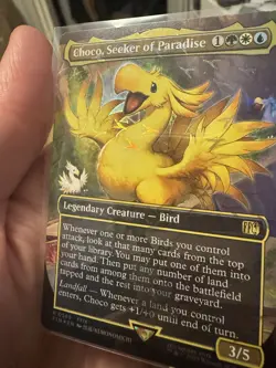 Choco, Seeker of Paradise 569 Borderless Chocobo Track Foil Final Fantasy MTG - Image 2