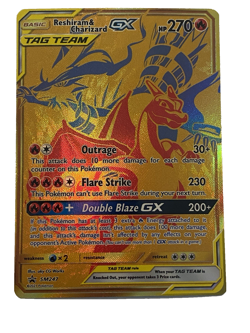 Reshiram & Charizard GX SM247 SM Promos 2021 Pokemon Promo NM - Image 1