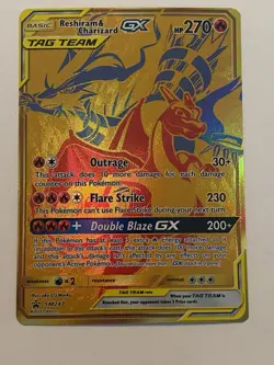 Reshiram & Charizard GX SM247 SM Promos 2021 Pokemon Promo NM - Image 2