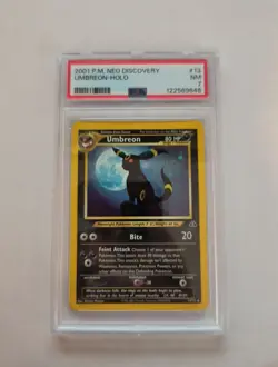 2001 POKEMON NEO DISCOVERY #13 UMBREON-HOLO PSA 7 - Image 1