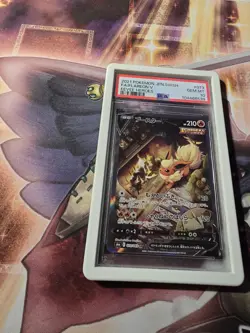 2021 Pokemon Japanese Sword & Shield Eevee Heroes Flareon V Fa #073 PSA 10 - Image 3