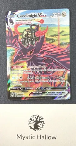 Pokemon Tcg Corviknight VMAX Ultra Rare TG19/TG30 Sword & Shield-Silver Tempest - Image 1