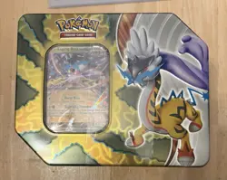 Pokemon TCG Paradox Destinies Tin Raging Bolt Factory Sealed - Image 1