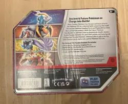 Pokemon TCG Paradox Destinies Tin Raging Bolt Factory Sealed - Image 2