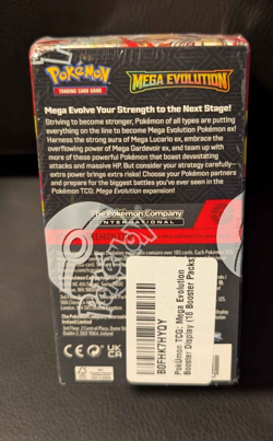 Pokemon Mega Evolution Half Booster Box New Sealed (18 Packs) - Image 3