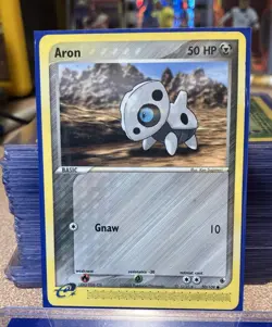 2003 Nintendo Pokemon EX Ruby & Sapphire Aron 50 /109 🔥 - Image 1