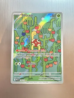 Shuckle 136/132 - Pokemon TCG: Mega Evolutions - Illustration Rare - Holo - Image 1