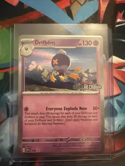 Drifblim Prerelease Promo Stellar Crown Pokemon TCG SVP135 Scarlet & Violet - Image 1