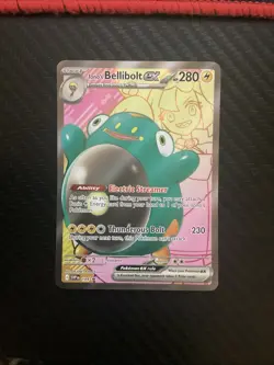 Pokemon TCG Ionos Bellibolt EX Journey Together Black Star Promo 194 NM - Image 1