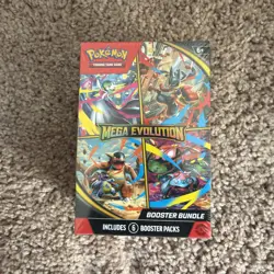 Pokemon TCG ME01 Mega Evolution Booster Bundle Sealed New - Image 1
