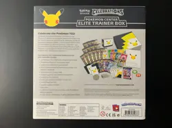 Pokemon Center PC TCG Celebrations ETB Elite Trainer Factory Sealed Box 820650829147 - Image 2