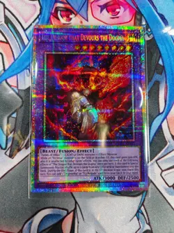 Yugioh Asian English OCG CH01-AE041 The Dragon that Devours - PSER - Image 1