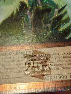 Nemesis Corridor RA03-EN025 (Quarter Century Secret Rare) Yu-Gi-Oh! 1st Ed 🔥🔥 - Image 2