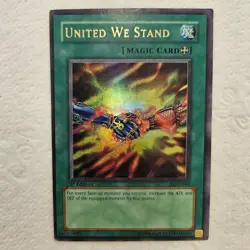 Yugioh! United We Stand LON-049 Ultra Rare 1st Edition original played - Image 1