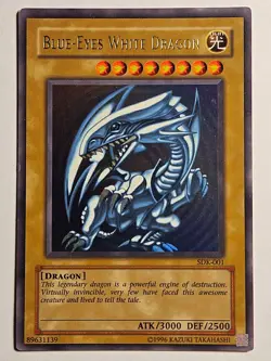 Blue-Eyes White Dragon, SDK-001, Starter Deck: Kaiba, Unlimited Edition - Image 1