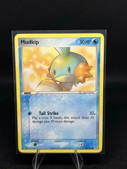 Pokemon TCG Mudkip EX Emerald Card 56/106 LP Regular Common - Image 1