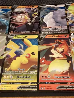 Pokemon - Lot of 10 Assorted JUMBO V & VMAX Cards - JUMBO - Image 4