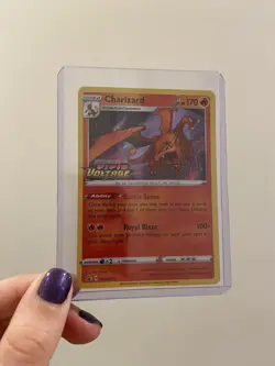 Pokemon Sword And Shield VIVID VOLTAGE Charizard Foil Promo! ???? Hot Card! - Image 2