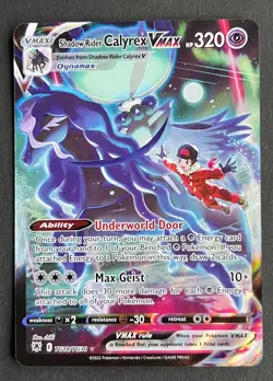 Shadow Rider Calyrex VMAX TG18/TG30 Astral Radiance Pokemon Trading Card English - Image 1
