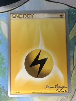 Pokemon Card Lightning Energy World Championships 2004 109/109 LP Non-Holo - Image 1