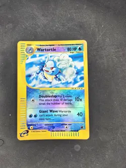 Wartortle 92/165 Reverse Holo English Pokemon Card WoTC E-Reader - Image 1