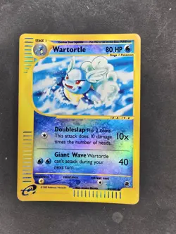 Wartortle 92/165 Reverse Holo English Pokemon Card WoTC E-Reader - Image 2