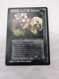 Smiling Jack The Anarch Jyhad Vampire The Eternal Struggle Rare Card - Image 1