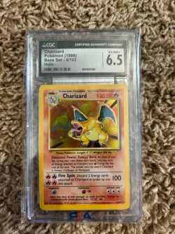 Pokemon Cards- Complete Base Set w/ Graded PSA 6.5 Charizard- 102/102 & Energys - Image 2
