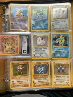 Pokemon Cards- Complete Base Set w/ Graded PSA 6.5 Charizard- 102/102 & Energys - Image 4