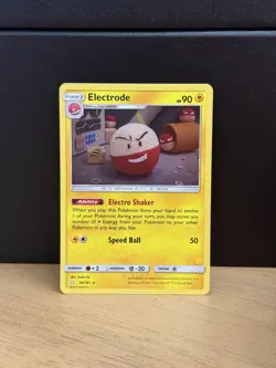 Pokemon TCG SM Team Up 39/181 Electrode Holographic Rare Card - Image 1