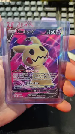 Mimikyu V - 148/163 - Pokemon Battle Styles Sword & Shield Full Art Rare Card NM - Image 1