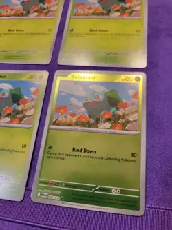 X4 Playset Bulbasaur Mega Evolutions 2025 Near Mint English Pokemon Card - Image 4