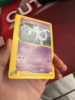 MEWTWO 56/165 Expedition RARE NON-HOLO E-Series Pokemon TCG card NM+ / MINT - Image 2