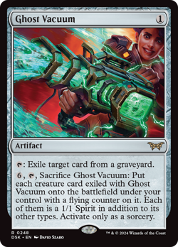 x1 Ghost Vacuum DSK Duskmourn MTG 248 RARE M/NM 1x - Image 1