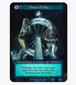 Twist Of Fate - Alpha Unique - Sorcery Contested Realm - NM/MT - Image 1