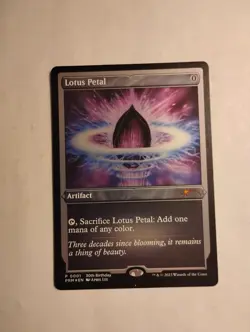 MTG Lotus Petal Foil Etched - Image 1