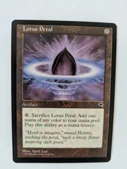 lotus Petal Tempest MTG NM Free shipping with tracking - Image 1