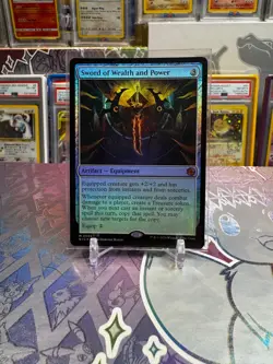 Sword of Wealth and Power Outlaws of Thunder Junction: the Big Score Foil - Image 1
