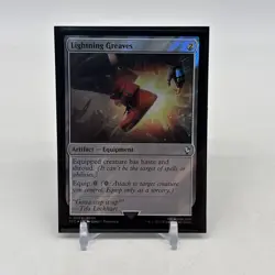 Lightning Greaves, Surge Foil, Final Fantasy, Magic MTG! - Image 1