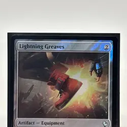 Lightning Greaves, Surge Foil, Final Fantasy, Magic MTG! - Image 2