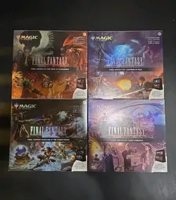 Magic The Gathering FINAL FANTASY Scene Box Bundle! All Four Sealed/New, English - Image 1