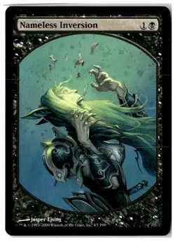 MTG Nameless Inversion - Magic Player Rewards Heavily Played English - Image 1