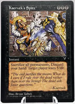 Kaervek's Spite Visions VIS MTG LP - Image 1