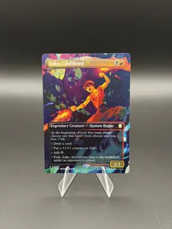 Zuko, Conflicted (Borderless Foil) 0302 TLA - MTG - NM - Image 1