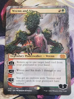 MTG Double Masters 2022 - Wrenn And Six - Borderless NM - Image 1