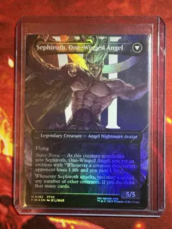 MTG - Sephiroth, Fabled Soldier - Final Fantasy 0382 - Borderless Foil - Image 2