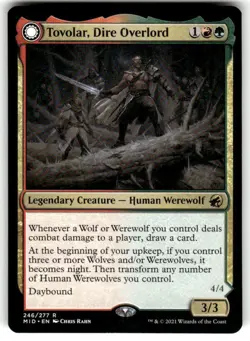 1x Tovolar, Dire Overlord // Tovolar, the Midnight Scourge NM-Mint, English Inni - Image 1
