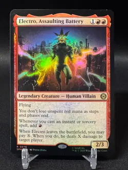 MTG - Electro, Assaulting Battery - Marvel's Spider-Man - Foil - Image 1