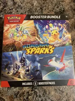Pokemon TCG Scarlet & Violet Surging Sparks Booster Bundle 6 Pack - Image 1