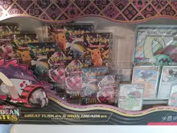 POKEMON TCG PALDEAN FATES GREAT TUSK IRON THREAD EX PREMIUM COLLECTION NEW - Image 2